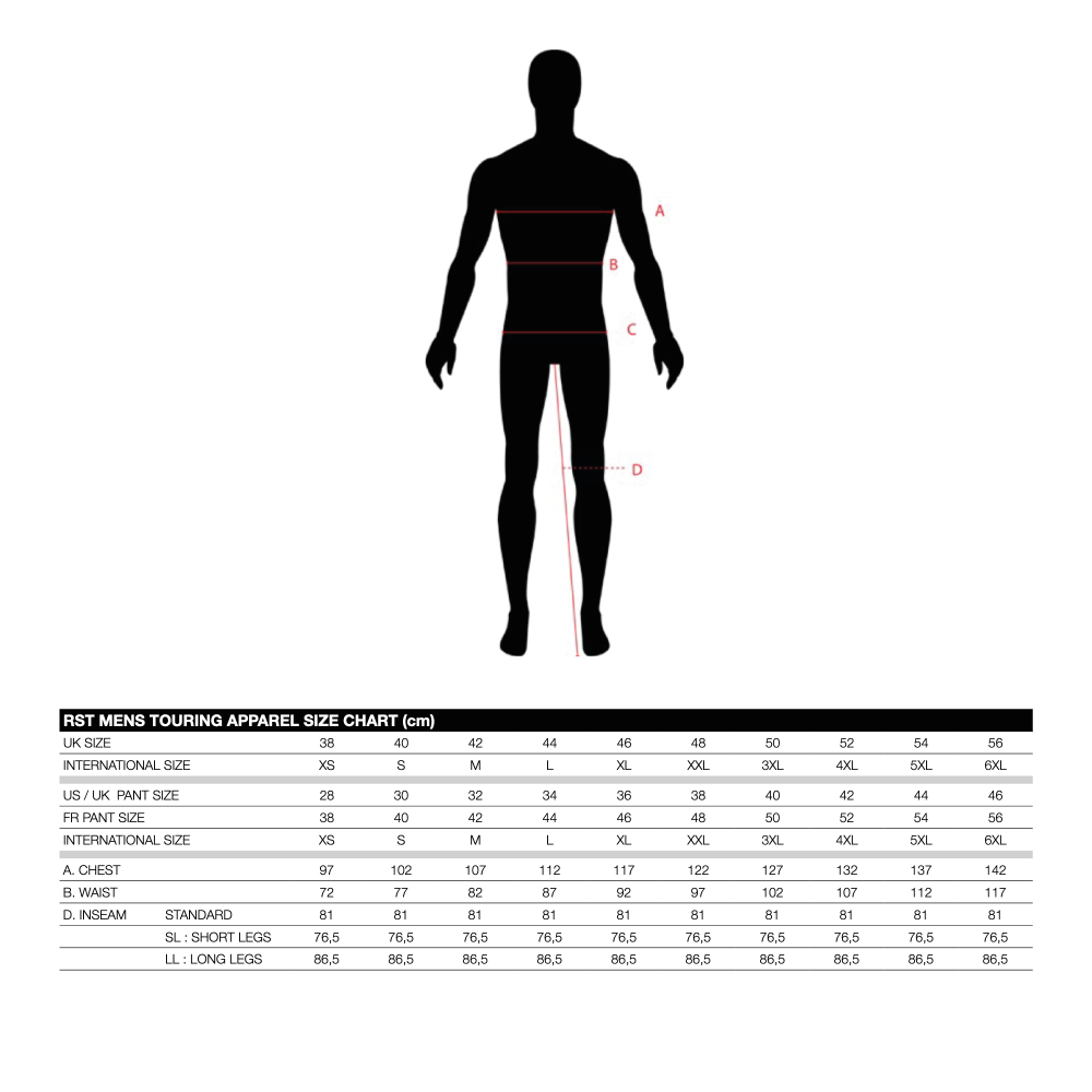 RST MC-Skin Veste Tractech Evo 4 CE Black / Red