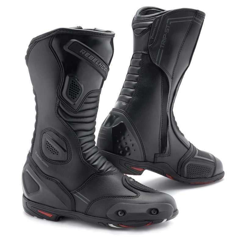 Rebelhorn Unisexe Sport MC Boots Trip St Black