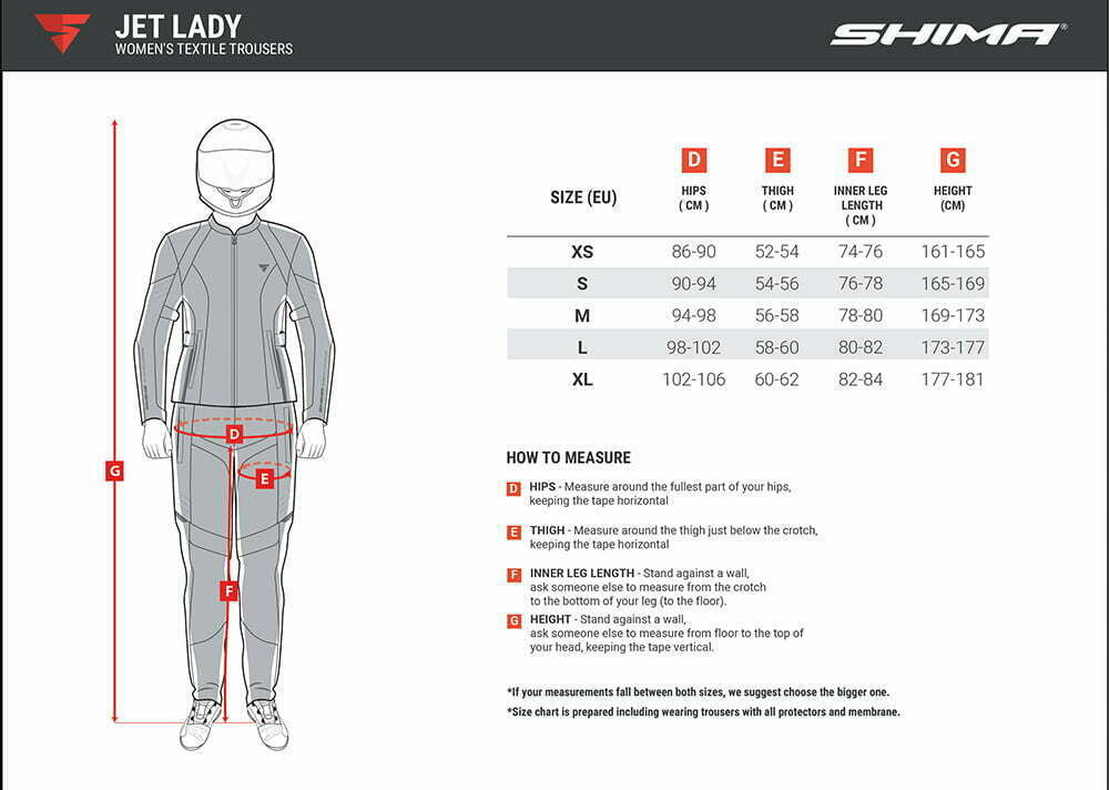 Shima lady textile mc-pants jet gray