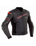 Veste en cuir Richa Mugello II noir / rouge