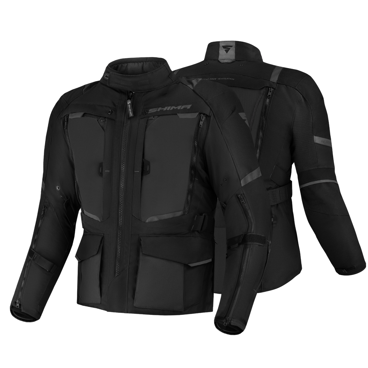 Shima textile mc-jacket hero 2.0 black