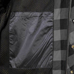 GMS Kevlar MC Shirt Jaguar noir / gris